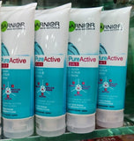 3 In 1 Garnier Skin Natural Pure Active Wash + Scrub + Mask 100ml