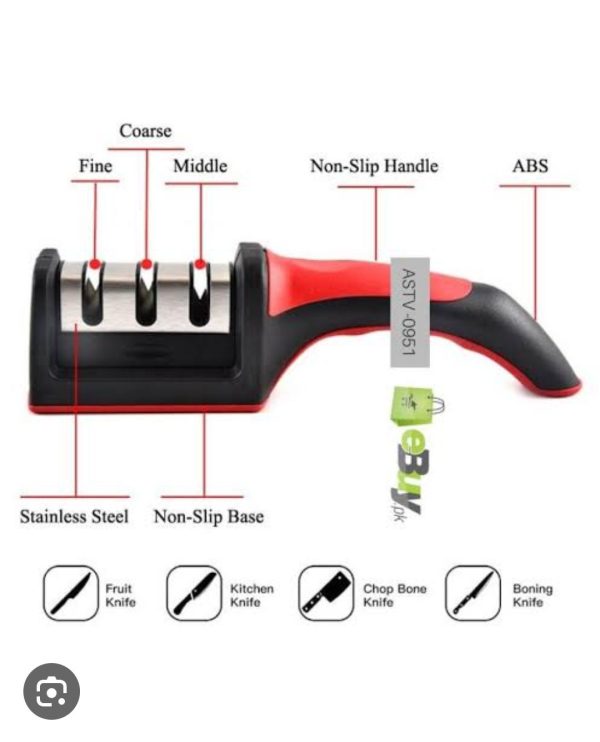 3 In 1 Manual Knife Sharpening Kitchen Accessories