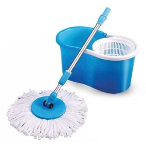 360° Rotating Head Mops With Bucket Mob Deep-cleaning Magic Mop-microfiber Mop ( random colour )