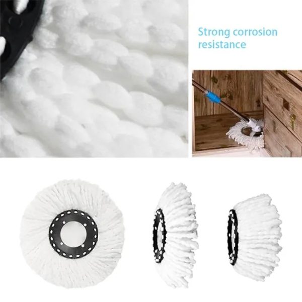 360° Rotating Head Mops With Bucket Mob Deep-cleaning Magic Mop-microfiber Mop ( random colour )