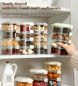 4-Layer Stackable Spice Organizer Box –