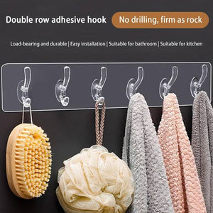 Set Of 05 Pcs Hooks Self Adhesive