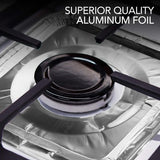 Foil Gas Stove Burner Covers , Paper Stove Mat 10 Pcs Set Blister Packing