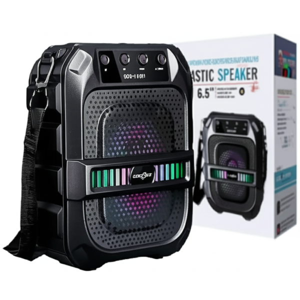Gts-1191 10w Wireless Portable Bluetooth Speaker With 6.5″ Subwoofer, Fm Radio, 1200mah Battery, Loud Volume