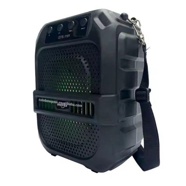 Gts-1191 10w Wireless Portable Bluetooth Speaker With 6.5″ Subwoofer, Fm Radio, 1200mah Battery, Loud Volume