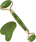 Facial Roller For Skin, Jade Roller & Guasha Reduce Puffiness