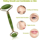 Facial Roller For Skin, Jade Roller & Guasha Reduce Puffiness