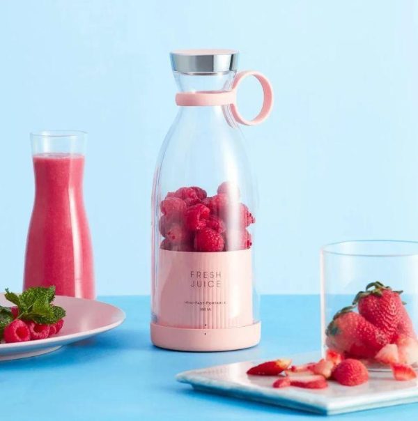 portable juicer 420 ml  fresh juice anywhere