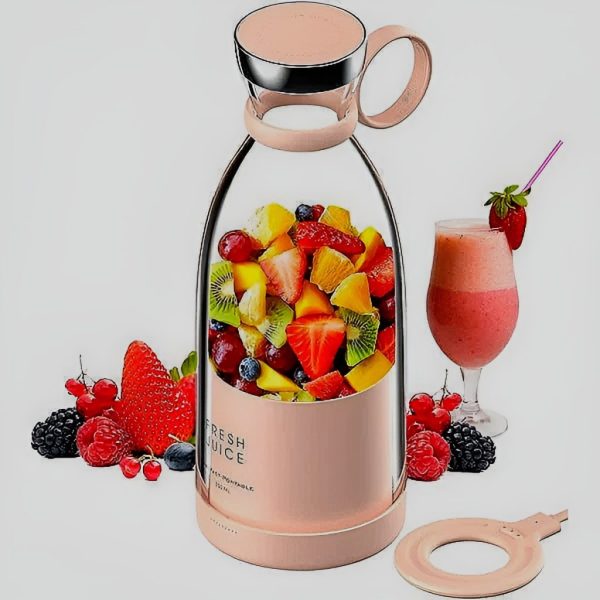 portable juicer 420 ml  fresh juice anywhere