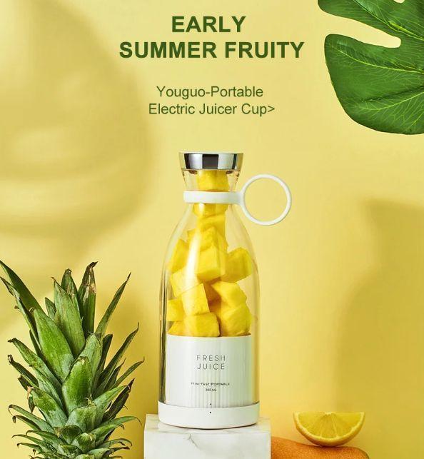 portable juicer 420 ml  fresh juice anywhere