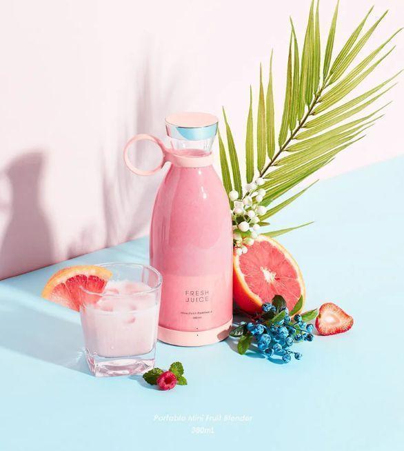 portable juicer 420 ml  fresh juice anywhere