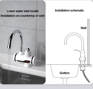 (nw000403) Electric Water Heating Faucet ,tap For Kitchens And Bathrooms