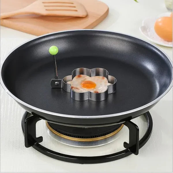 Pack Of 4 New Mould Style Fried Egg Pancake Shape