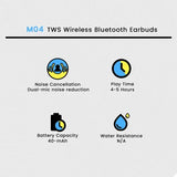 Professional Display Earbuds Stereo 895b Wireless Bluetooth Earbuds