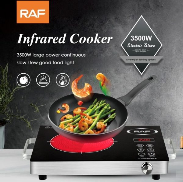 af 3500w Electric Infrared Stove – High-power Hot Plate Cooker | Portable Electric Chula For Fast, Even Heating