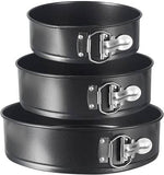 “3‑Pc Nonstick Round Cake Mould Set”