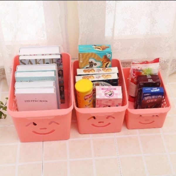 Smile Basket Without Cap Pack Off 3 | Storage Organizer Basket