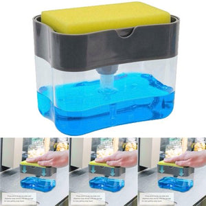 Soap Pump Dispenser Sponge Holder Kitchen Sink Soap Dispenser