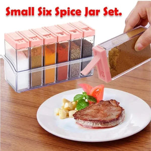 Spice Jars  Of 6