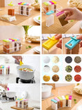 Spice Jars  Of 6