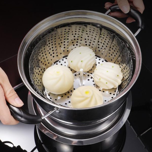Stainless Steel Folding Vegetable Steamer Basket