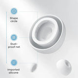 T03s Pro Joyroom Tws Active Noise Cancelling Anc Earbuds With Premium Case – White Earbuds Joyroom