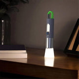 Zoomable Led Rechargeable Flashlight Outdoor Torch Light With Lamp Shade